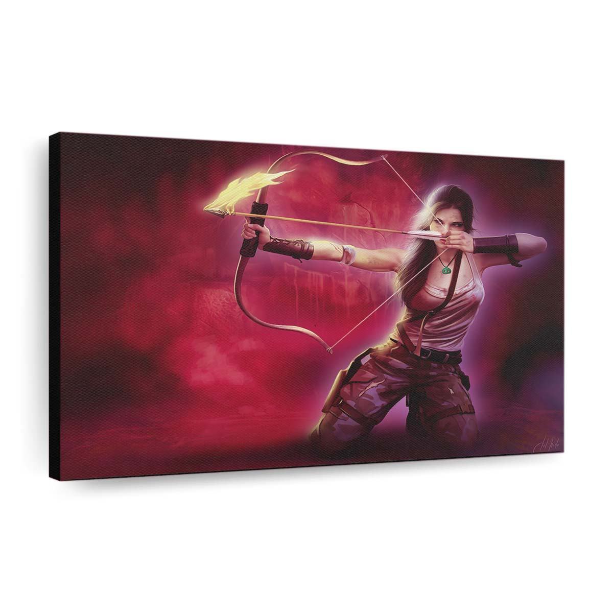 tomb raider lara croft girl with bow and arrow 69